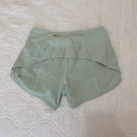 Lululemon mint speed up shorts - Picture 2 of 3